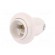 Lampholder: for lamp | E14 | with flange | Body: white | Ø: 28mm | L: 57mm image 2