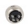 Connector: M16 | socket | female | soldering | PIN: 4 | 6A | 150V | straight paveikslėlis 5