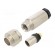 Connector: M9 | plug | male | Plating: gold-plated | 125V | IP67 | PIN: 8 image 1