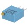 Potentiometer: mounting | vertical | 500Ω | 500mW | THT | ±10% | linear image 1