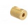 Adapter | brass | Øshaft: 4mm | copper | Shaft: smooth | Hole diam: 4mm фото 4