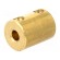 Adapter | brass | Øshaft: 4mm | copper | Shaft: smooth | Hole diam: 4mm фото 1