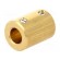 Adapter | brass | Øshaft: 6mm | copper | Shaft: smooth | Hole diam: 4mm фото 1