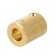 Adapter | brass | Øshaft: 6mm | copper | Shaft: smooth | Hole diam: 6mm фото 6