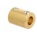 Adapter | brass | Øshaft: 6mm | copper | Shaft: smooth | Hole diam: 6mm paveikslėlis 4