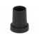 Knob | conical | thermoplastic | Øshaft: 6.35mm | Ø14x18mm | black фото 1
