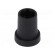 Knob | conical | thermoplastic | Øshaft: 6mm | Ø14x18mm | black | push-in фото 1