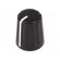Knob | conical,with pointer | ABS | Øshaft: 6mm | Ø13.5x17.1mm | black paveikslėlis 1