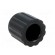 Knob | miniature | plastic | Øshaft: 6mm | Ø11x10mm | black | push-in image 4