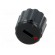 Knob | miniature | plastic | Øshaft: 6mm | Ø11x10mm | black | push-in image 9