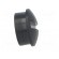 Knob | miniature | plastic | Øshaft: 6mm | Ø12x3mm | black | push-in paveikslėlis 7