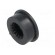 Knob | miniature | plastic | Øshaft: 6mm | Ø12x3mm | black | push-in paveikslėlis 6