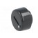 Knob | miniature | plastic | Øshaft: 6mm | Ø12x4.5mm | black | push-in paveikslėlis 2