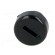 Knob | miniature | plastic | Øshaft: 6mm | Ø12x4.5mm | black | push-in image 9