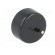 Knob | miniature | plastic | Øshaft: 6mm | Ø12x4.5mm | black | push-in paveikslėlis 8