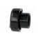 Knob | miniature | plastic | Øshaft: 6mm | Ø12x4.5mm | black | push-in image 3