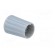 Knob | polyamide | Øshaft: 4mm | Ø10x13.7mm | grey | Shaft: smooth image 8