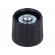 Knob | polyamide | Øshaft: 6mm | black | clamp mechanism with screw image 1