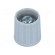 Knob | polyamide | Øshaft: 6mm | grey | clamp mechanism with screw image 1