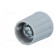 Knob | polyamide | Øshaft: 6mm | grey | clamp mechanism with screw фото 2
