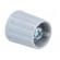Knob | polyamide | Øshaft: 6mm | Ø15x16.3mm | grey | Shaft: smooth image 8