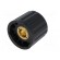 Knob | polyamide | Øshaft: 6mm | Ø21x17.5mm | black | Shaft: smooth image 6