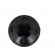 Knob | with flange | plastic | Øshaft: 6mm | Ø10x19mm | black | red image 5