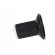 Knob | with flange | plastic | Øshaft: 6mm | Ø10x19mm | black | white image 3