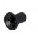 Knob | with flange | plastic | Øshaft: 6mm | Ø10x19mm | black | white image 6