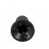 Knob | with flange | plastic | Øshaft: 6mm | Ø10x19mm | black | white image 9