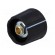 Knob | with pointer | ABS | Øshaft: 6mm | Ø20x15.5mm | black paveikslėlis 2