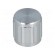 Knob | with pointer | aluminium | Øshaft: 6.35mm | Ø15x15mm | silver image 1