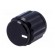 Knob | with pointer | aluminium | Øshaft: 6.35mm | Ø15x16.5mm | black image 2