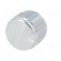 Knob | with pointer | aluminium | Øshaft: 6.35mm | Ø20x15mm | silver paveikslėlis 2