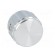 Knob | with pointer | aluminium | Øshaft: 6.35mm | Ø20x15mm | silver фото 9