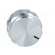 Knob | with pointer | aluminium | Øshaft: 6.35mm | Ø22x19mm | silver paveikslėlis 9