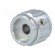 Knob | with pointer | aluminium | Øshaft: 6.35mm | Ø22x19mm | silver paveikslėlis 6