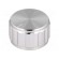 Knob | with pointer | aluminium | Øshaft: 6.35mm | Ø25x15mm | silver image 1