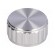 Knob | with pointer | aluminium | Øshaft: 6.35mm | Ø30x15mm | silver image 1