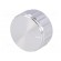 Knob | with pointer | aluminium | Øshaft: 6.35mm | Ø30x15mm | silver paveikslėlis 2
