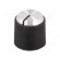 Knob | with pointer | aluminium,thermoplastic | Øshaft: 4mm | black фото 1