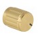Knob | with pointer | aluminium,thermoplastic | Øshaft: 6mm | golden image 8