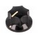 Knob | with pointer | bakelite | Øshaft: 6mm | Ø15x12.3mm | black image 1