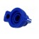 Knob | with pointer | Øshaft: 6mm | Ø19.5x14mm | blue | Shaft: knurled paveikslėlis 8