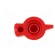 Knob | with pointer | Øshaft: 6mm | Ø19.5x14mm | red | Shaft: knurled фото 7