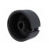 Knob | with pointer | plastic | Øshaft: 6mm | Ø31x16mm | black | push-in paveikslėlis 6