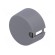 Knob | with pointer | plastic | Øshaft: 6mm | Ø31x16mm | grey | push-in paveikslėlis 2