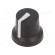 Knob | with pointer | rubber,plastic | Øshaft: 6mm | Ø16.8x14.5mm фото 1