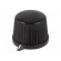 Knob | with pointer | thermoplastic | Øshaft: 6mm | Ø20x15.4mm | black фото 1