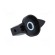 Knob | with pointer | thermoplastic | Øshaft: 6mm | Ø23x16mm | black paveikslėlis 6